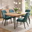 Chaise d'appoint en velours Dondrick-2030445379