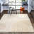 Hazy Swirl Abstract Shag Area Rug-1544064059