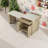 82.6" Extendable Kitchen Island Table With Power Outlet Double-Side Storage Faux Marble Top And Fluted Panel For 4-6 Seating