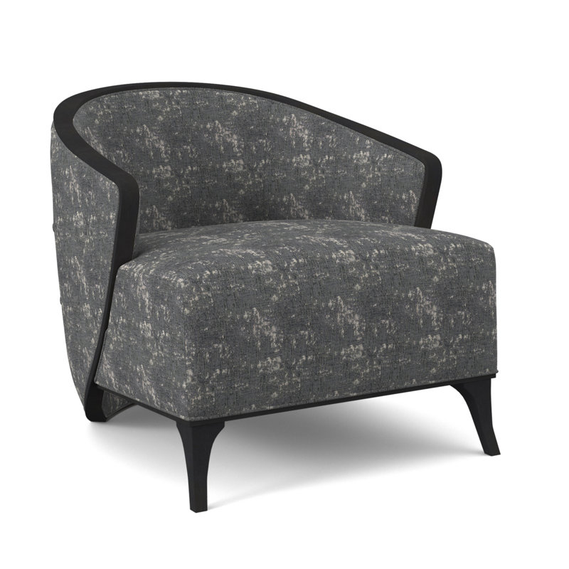 Penegrine Lounge Chair, Espresso, Venice Linen