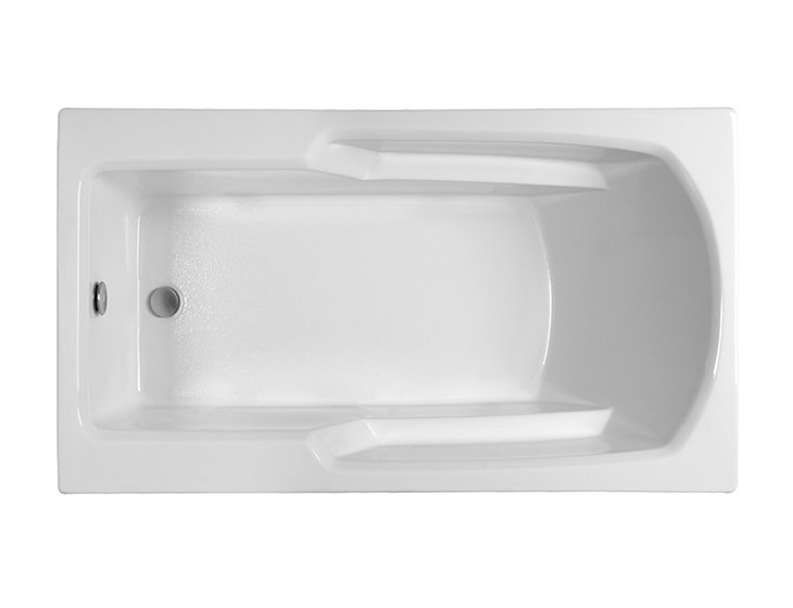 Wyndham 59'' x 31'' Drop in Bathtub, DoloMatte® Matte White
