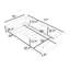 Lit plateforme simple tapissier avec sacs de rangement et lattes
