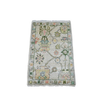Tapis 100% laine noué à la main 2 pi x 3 pi albâtre blanc Angora Oushak 2 pi x 3 pi F9D9A92673D4401E833FBFF1045339C3