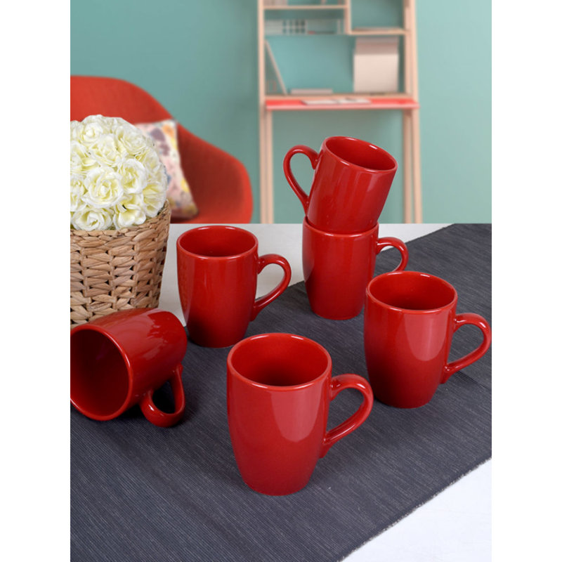 Grande tasse à café Cajilus, Rouge