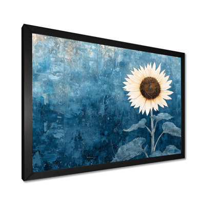 Velours «Dream of A Sunflower IV» - art mural salon tournesol