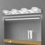 Éclairage pour meuble-lavabo rond à 4 lumières DEL
