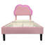Upholstered Bed With Adjustable  Headboard Velvet-1940425940-1923782016