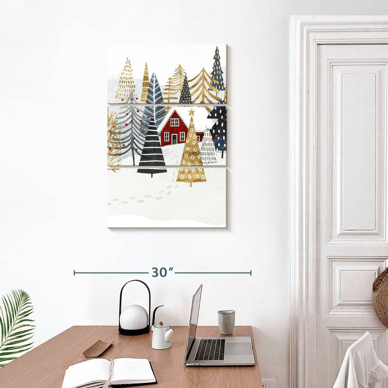 Lelend Christmas Chalet I, H 32 po x l 20 po
