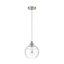 Luminaire suspendu en verre martelé 1 lumière pour îlot de cuisine.-2091181691