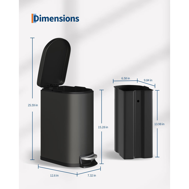 Stainless Steel Waste Bin