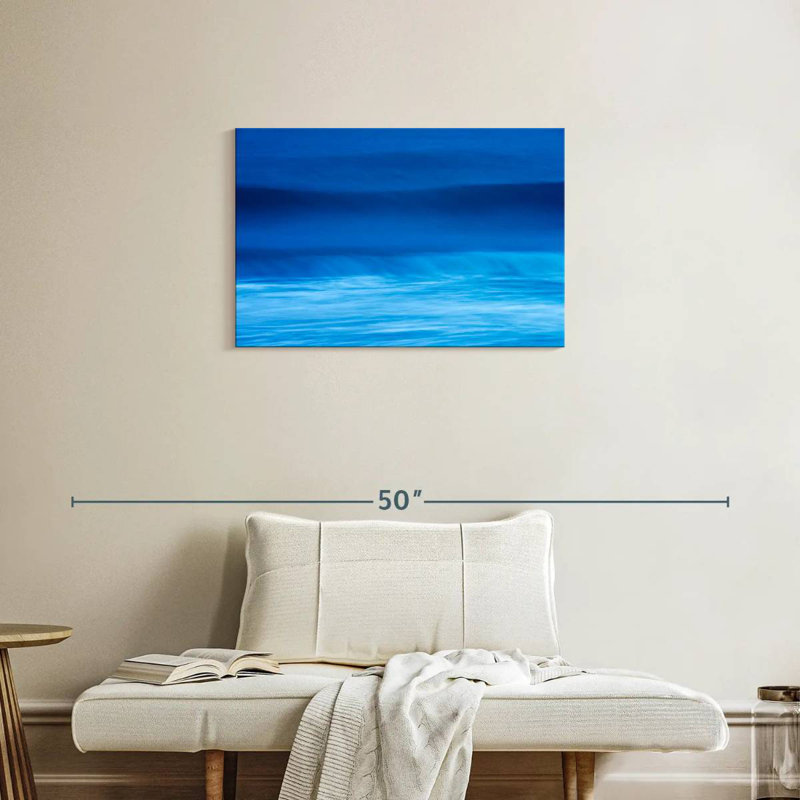 Gillard Deep Blue Waves, 20" H x 30" W