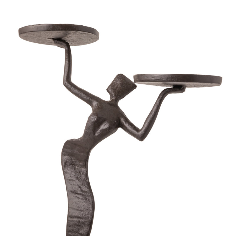 Bougeoir de table en fer 12 po