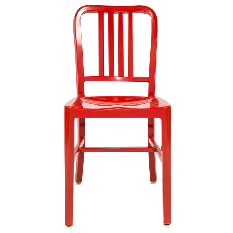 Chaise de patio d'extérieur Hitchcock, Rouge