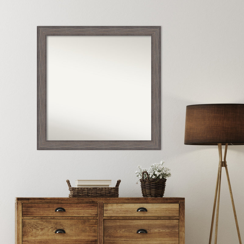 Miroir Hannaley, 37,25 po x 37,25 po, Carré