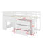 Lit mezzanine avec tiroirs et tablette-555018897