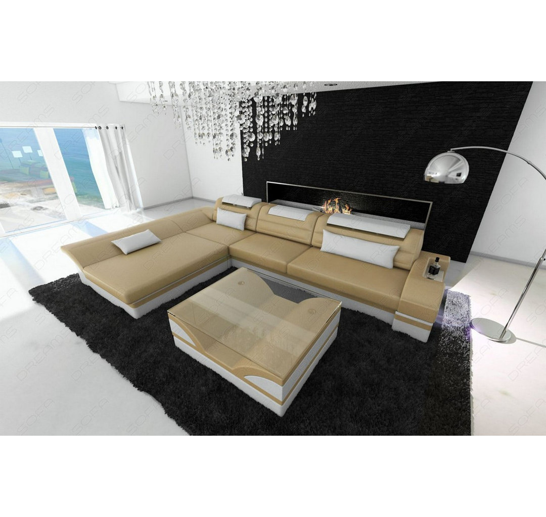 Ecksofa Monza Ledersofa