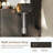 Vanity Table with LED Mirror, Charging Station, 5 Drawers and Stool-256438921