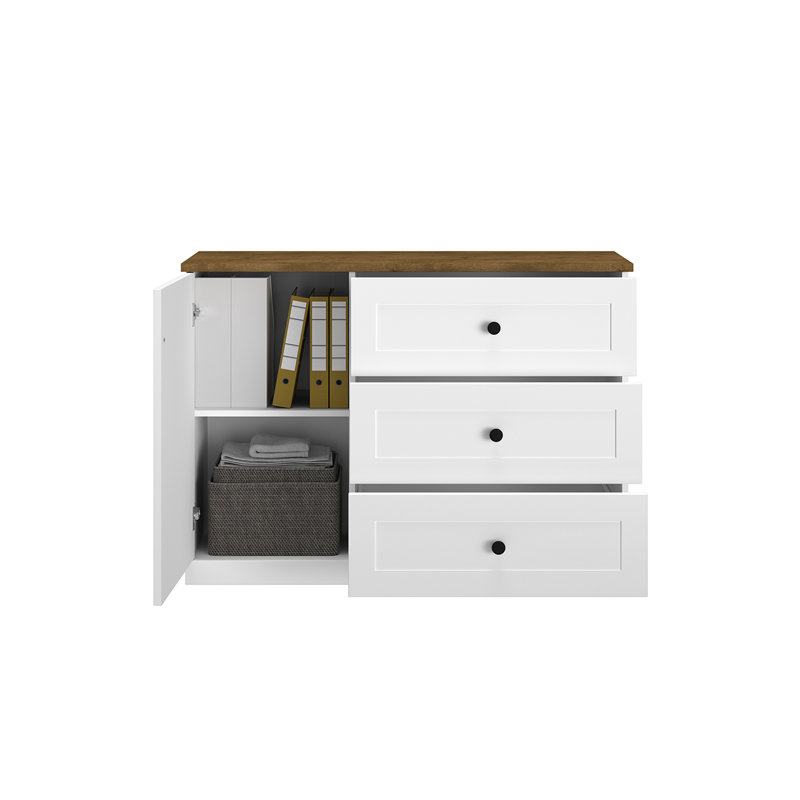 Neli 120 Cm Wide 3 Drawer Sideboard