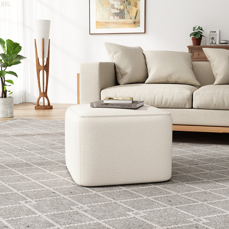 Upholstered Square Ottoman