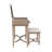 June Natural Two Drawer Flip Top Vanity Set with Stool