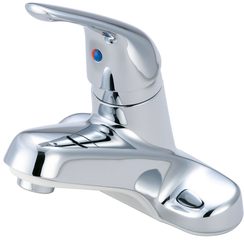 Centerset Single-handle Bathroom Faucet, Chrome