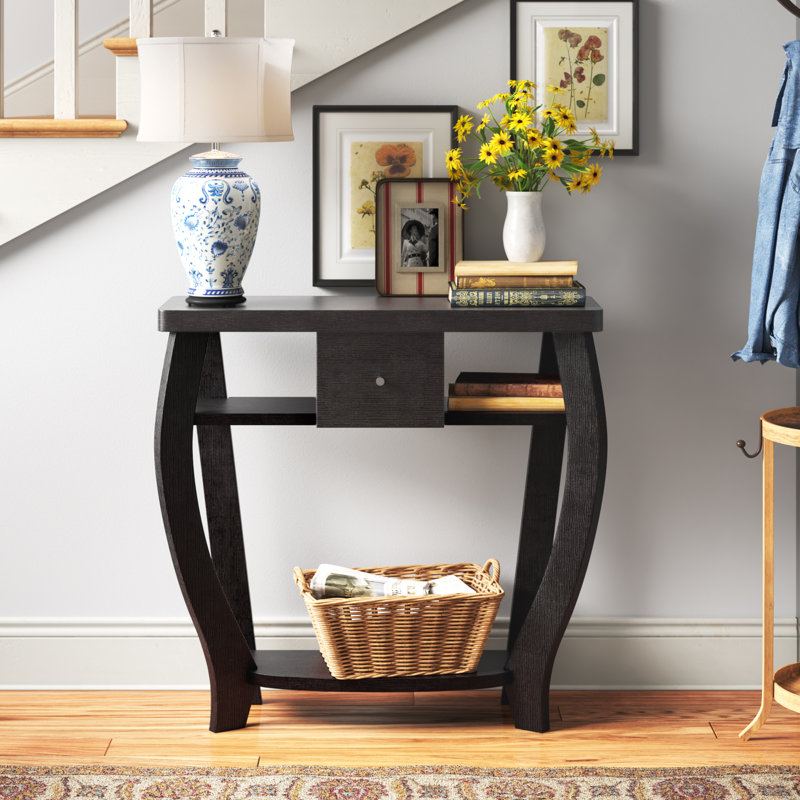 Hubbert 36'' Console Table, Espresso, 33.75" H x 36" W x 11.5" D
