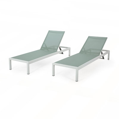 Esteban 77.56" Long Reclining Singe Chaise by Arlmont & Co.