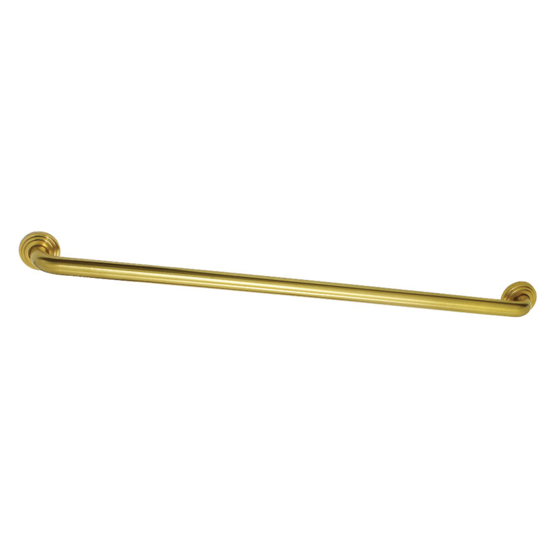 Barre d'appui de 1-1 / 4 po Kingston Brass Milano, l 38,81 po, Laiton brossé