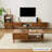 Brown Solid Wood Rectangular Coffee Table-850281071-850281070