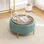Repose-pieds rond avec rangement Miajah-425328104