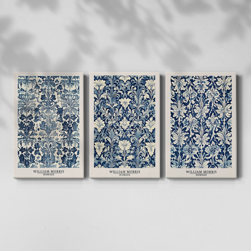 Série de pièces de la collection de toile de fond de la collection de pièces de monnaie de William Morris DCXLVI - 3 pièces
