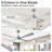 Vaczon 52" Smart Dimmable LED Ceiling Fan with 3CCT LED Lights, Double-Sided Wood Blades LED Ceiling Fan, 6 Speeds Reversible DC Motor, 6"/10" Downrods, Timer, APP and Remote Control -1855385147