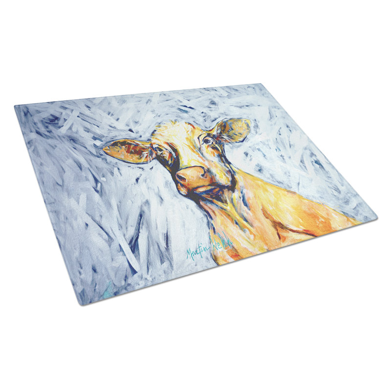 Planche à découper en verre Moo Cow