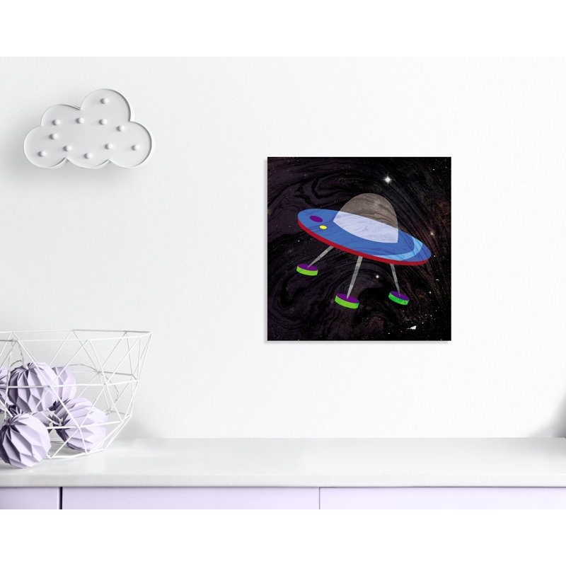 «Spaceship Adventure Four», art sur toile, H 24 po x l 24 po x P 1,5 po