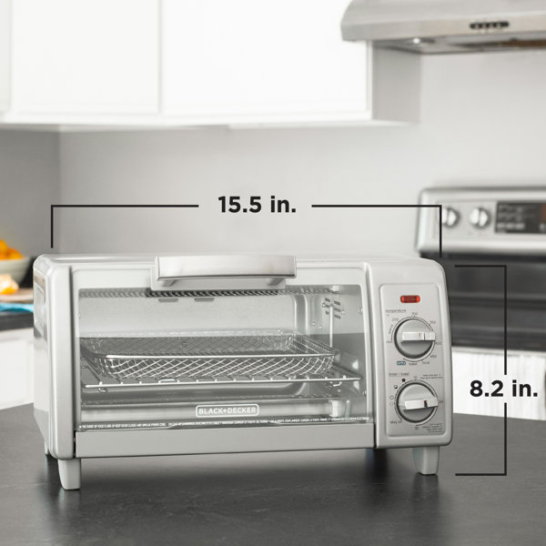 Black + Decker Crisp 'N Bake Air Fry Toaster Oven TO3215SS & Reviews