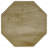 Natural Brown Octagonal Solid Mango Wood Side Table-837737192