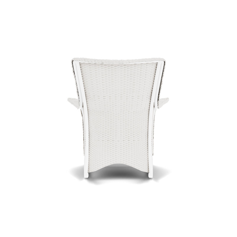 Mandalay Outdoor Rocker Chair, White, Demo Oatmeal