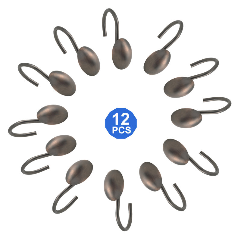 Metal Shower Curtain Hook, Orb