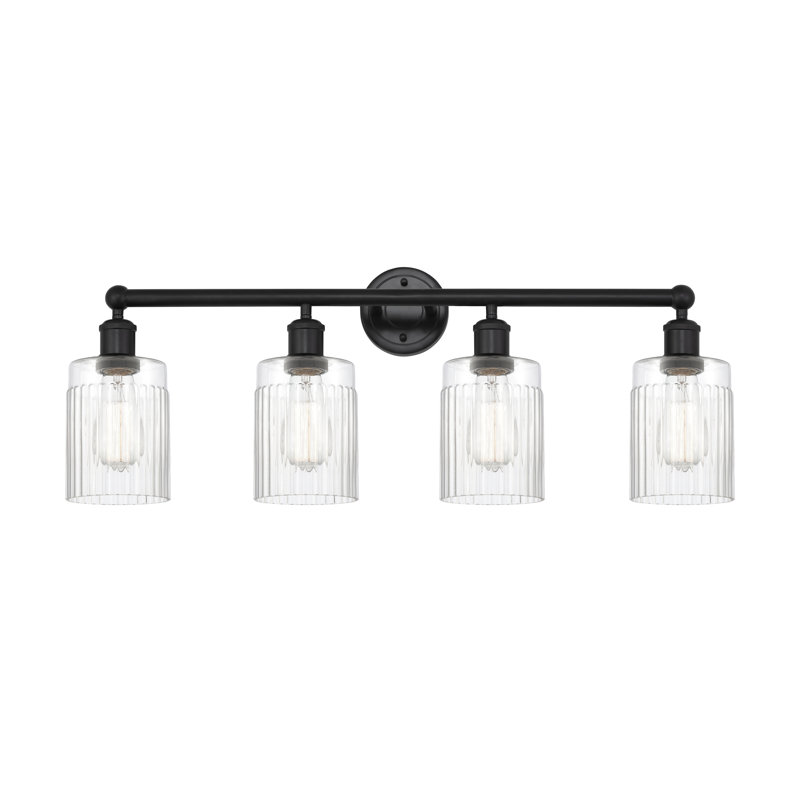 Kamena 4 - Light Dimmable Vanity Light, Matte Black, Clear