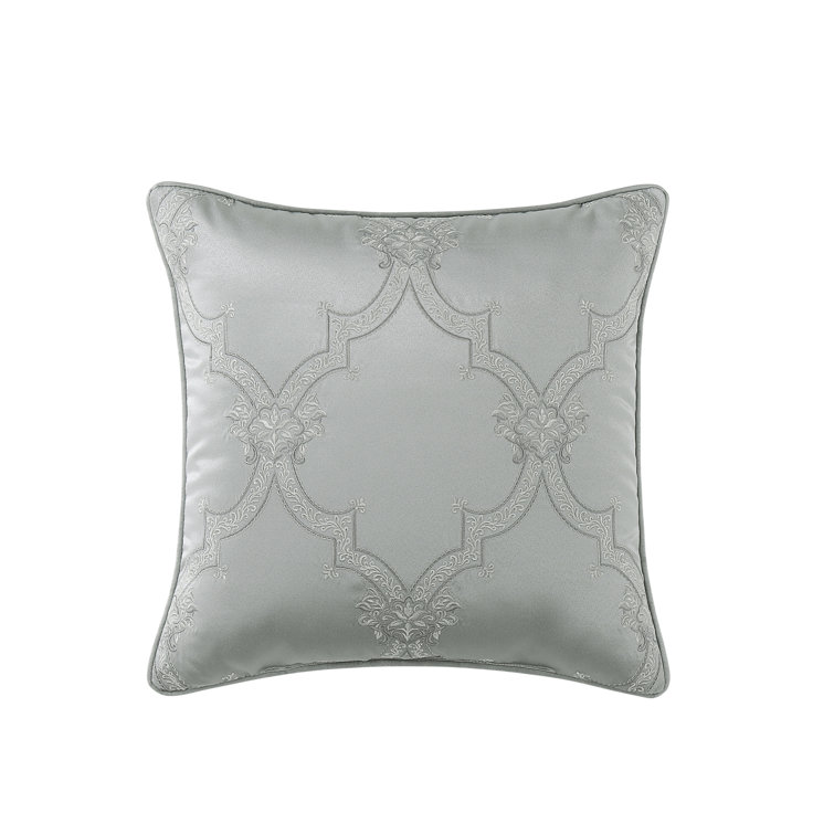 SONDRA 20" SQUARE EMBELLISHED DECORATIVE THROW PILLOW