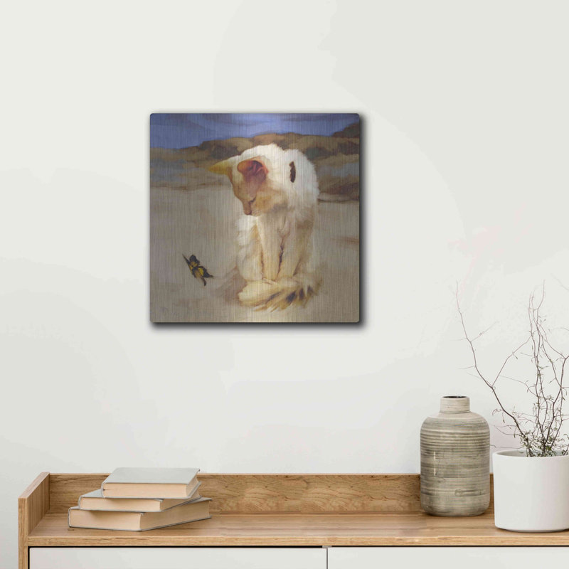 «Eye On Butterfly V» par Diane Hoeptner, H 12 po x l 12 po