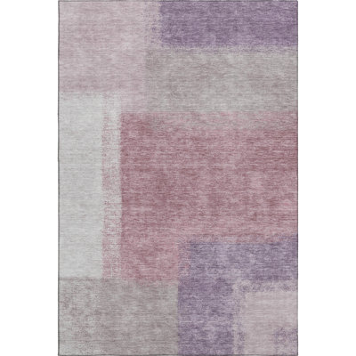 Premium Machine Washable Mayfield AMF2341 Abstract Rug