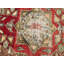 Tapis rouge Oushak, tapis turcs, tapis décoratifs 3,4 x 5,8 pi, tapis tissés à plat, tapis rétro, tapis moderne