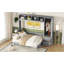 Grand lit escamotable mural avec placard et tiroirs-1508809430