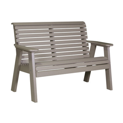 Horasan Plain Plastic Park Bench by Ebern Designs