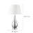 Lubna Glass+Metal Table Lamp