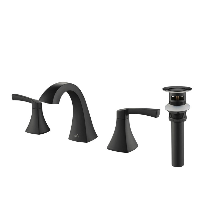 Robinet de salle de bain Pyramid, Noir