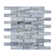 Dorian 1 in. x 4 in. Satin Glass Beveled Mosaic Tile for Wall and Floor