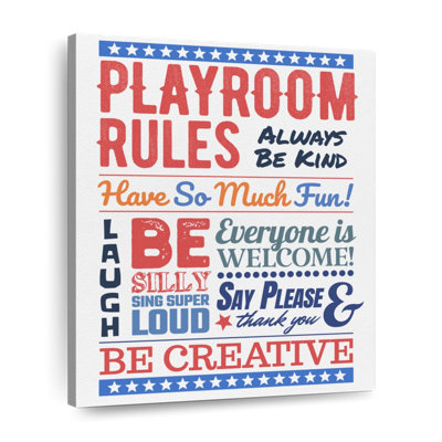 " Playroom Rules " by HomeyNotes Studio