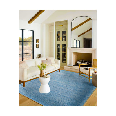 Tapis décoratif lavable de couleur mer